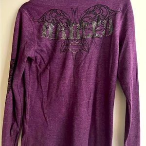 Harley Davidson Blouse and Scarf